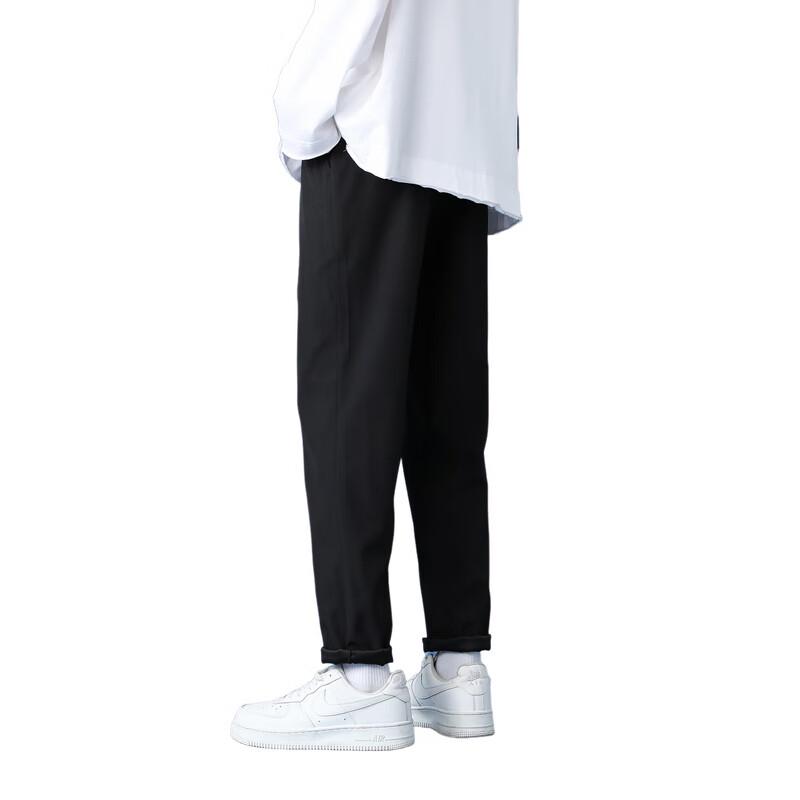 Men's Fleece-Lined Wrinkle-Resistant Casual Pants
