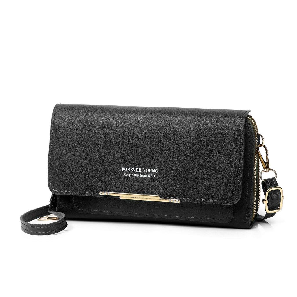 2024 New Multifunctional Crossbody Shoulder Bag for Women: Medium and Long Coin Purse, Korean Version, Large Capacity Wallet.