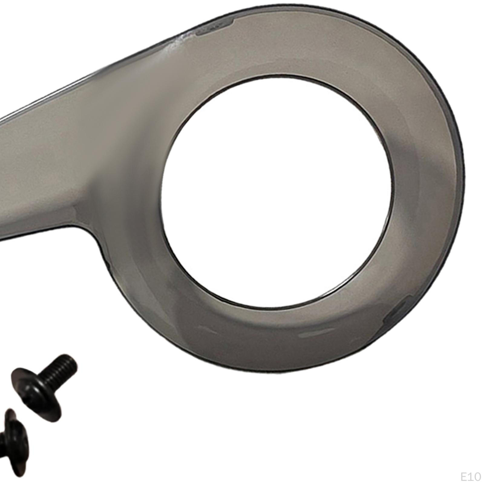 Protezione Catena Per Mountain Bike Universale - 5 Fori - Facile Installazione Senza Attrezzi - Protegge Corona E Cerchioni - Nero 17x7cm