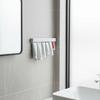 Self-adhesive Long Toothpaste Holder Wall Mounted Space Saving Toothpaste Clip Punch Free Large Capacity Wall Storage Rack