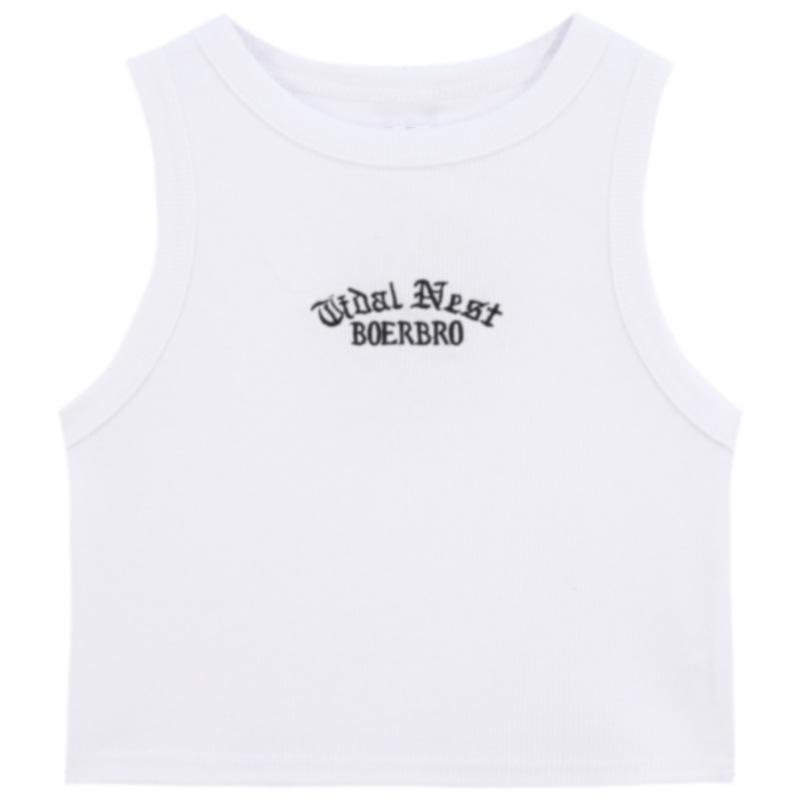 2023 Sweet Summer Crop Camisole: Cool Sleeveless Bandeau Top with Stunning Back Design