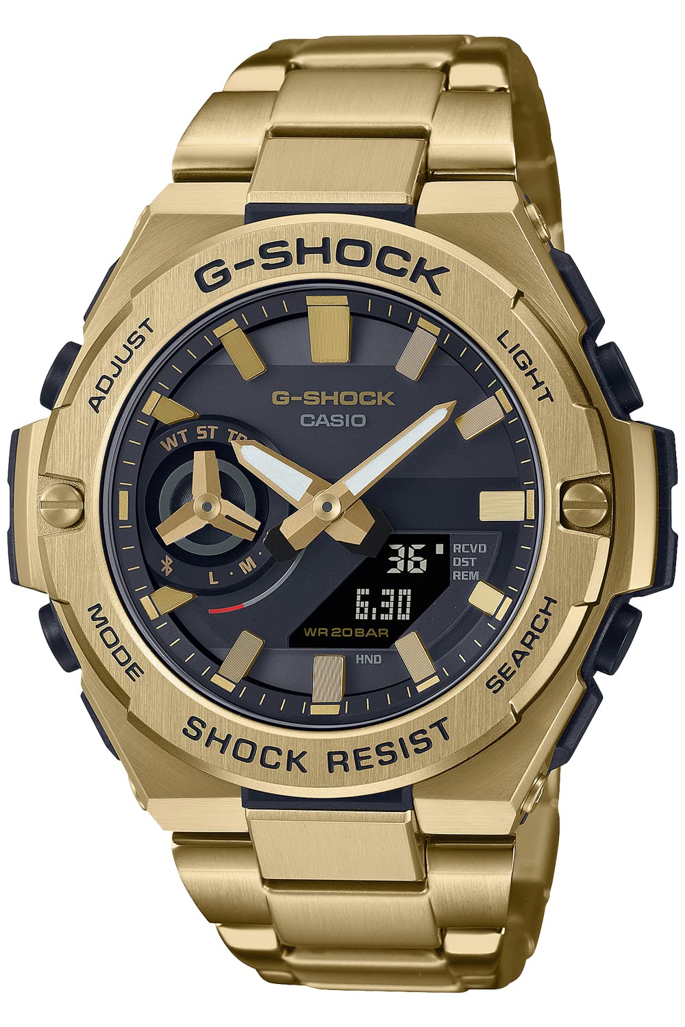 

Годинник із Bluetooth Gold [Casio] G-Shock [] G-STEEL GST-B500GD-9AJF Чоловічий золотий