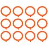 ABWR-12 Pack Silicone Replacement Gasket, Airtight Rubber Seals Rings For Mason Jar Lids, Leak-Proof Canning Silicone