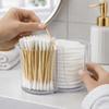 Dust-proof Cotton Swab Box Organizer Large Capacity Cotton Round Pad Holder  Cotton Pad
