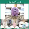 Cute And Soft Monster Plush Keychain Adorable Big Eyes Perfect For Bags And Keys In Multiple Colors