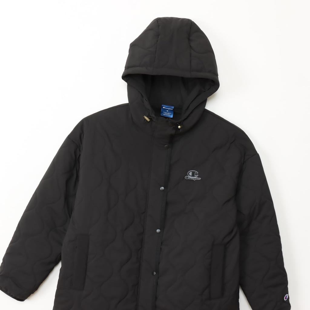 Jacket Long Sleeve Stretch Thermal Water Repellent Windproof Zip Hooded Jacket Bonding Boa Black [Champion] CW-AS603 Women's