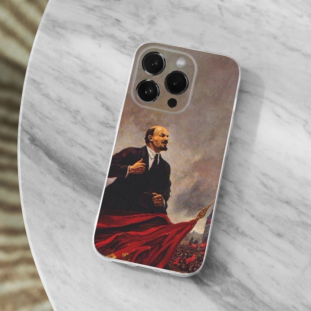 

Russian USSR Banner Case For iPhone 17,11,12,13,16,14,15,Pro,Max,Plus,X,XS,XR,SE,Mini Transparent Soft Silicone iPhone16PROMAX