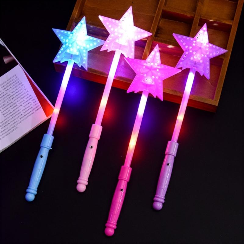 6Pcs Glowing LED Sticks Energy Efficient Illuminated Sticks for Birthday Festival Party Night Event and Outdoor Camping