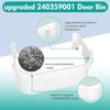 UPGRADED 240359001 Freezer Door Bin Compatible with Frigidaire 240359000 Replacement AP2116072 240359007 Freezer Door Bin, Also Compatible with