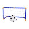 Folding Mini Football Soccer Ball Plastic Material Removable Goal Post Net Kit High-strength Children Indoor Outdoor Child Birthday Gift Idea