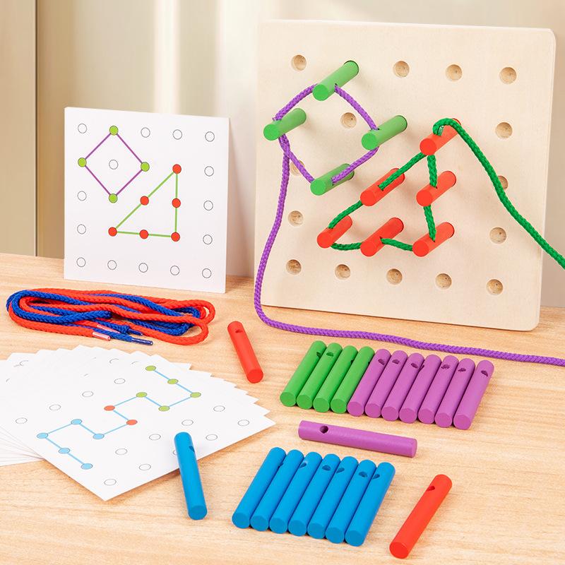 

Wireboard Kindergarten Small Class Intellectual Area Toy Materials Montessori Early Education Children Sensory Integration Fine Motor Skills Training