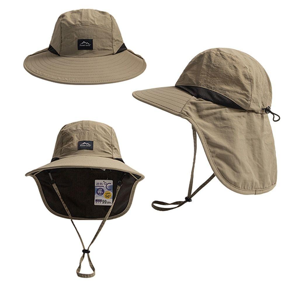 Style Quick-Drying Sun-Proof Peaked Cap Men and Women Outdoor Casual Sun-Shade Fisherman Hat Camping Alpine