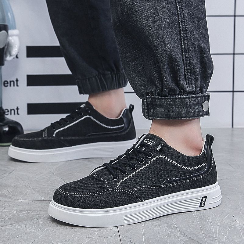 Men's Shoes Summer Sports Casual Cloth Shoes Men's Models Canvas Men's Shoes Flat Bottom Board Shoes