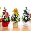 Mini Tree Christmas Tree For Home Festival Supplies Miniature Navidad New Year Santa Claus Tabletop Decoration