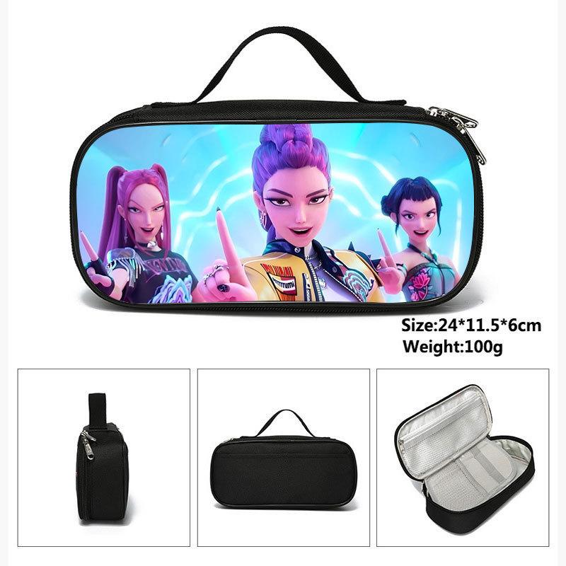 Untrix Kpop Fach Federmäppchen Kpop Hexenjäger Schüler Aufbewahrung Schreibwaren Tasche Bleistift Tasche