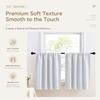 1PC Washable Short Blackout Curtains 76×60CM Partition Curtain Luxury Kitchen Curtain  Multipurpose