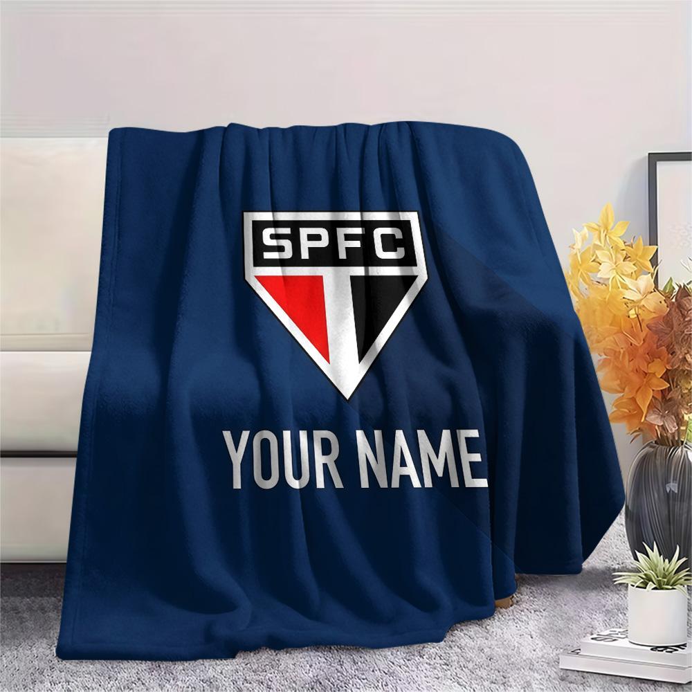 Custom Name SPFC Flannel Blanket, High quality Comfortable for All Seasons, Home Decor, Warmth and Comfort