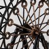 Handmade Reminiscent Iron Art Ferris Wheel Model Metal Craft Accessories Embellishment Furnishing for Home Decor and Gift