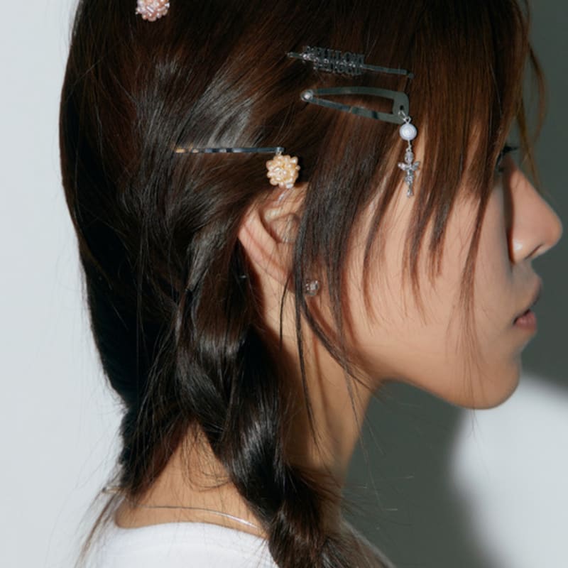 Fillow verworrenes Perlenhaarspange (2 Stück)