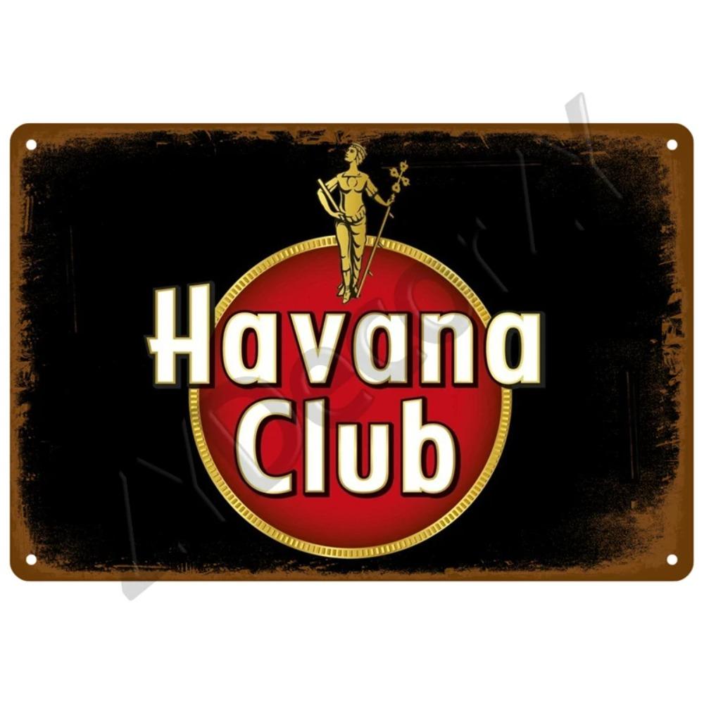 Vintage Bar Koktejlová plechová cedule - Kovová deska Nástěnná dekorace, Dekorace pro Pánský doupě, Klub, Hospodu, Domácí železná malba Dekorace