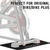 2Pcs Thick Gym Equipment Mat Floor Protector Exercise Bike Trainer Mat Nonslip Elliptically Treadmill Pad Easy to Use