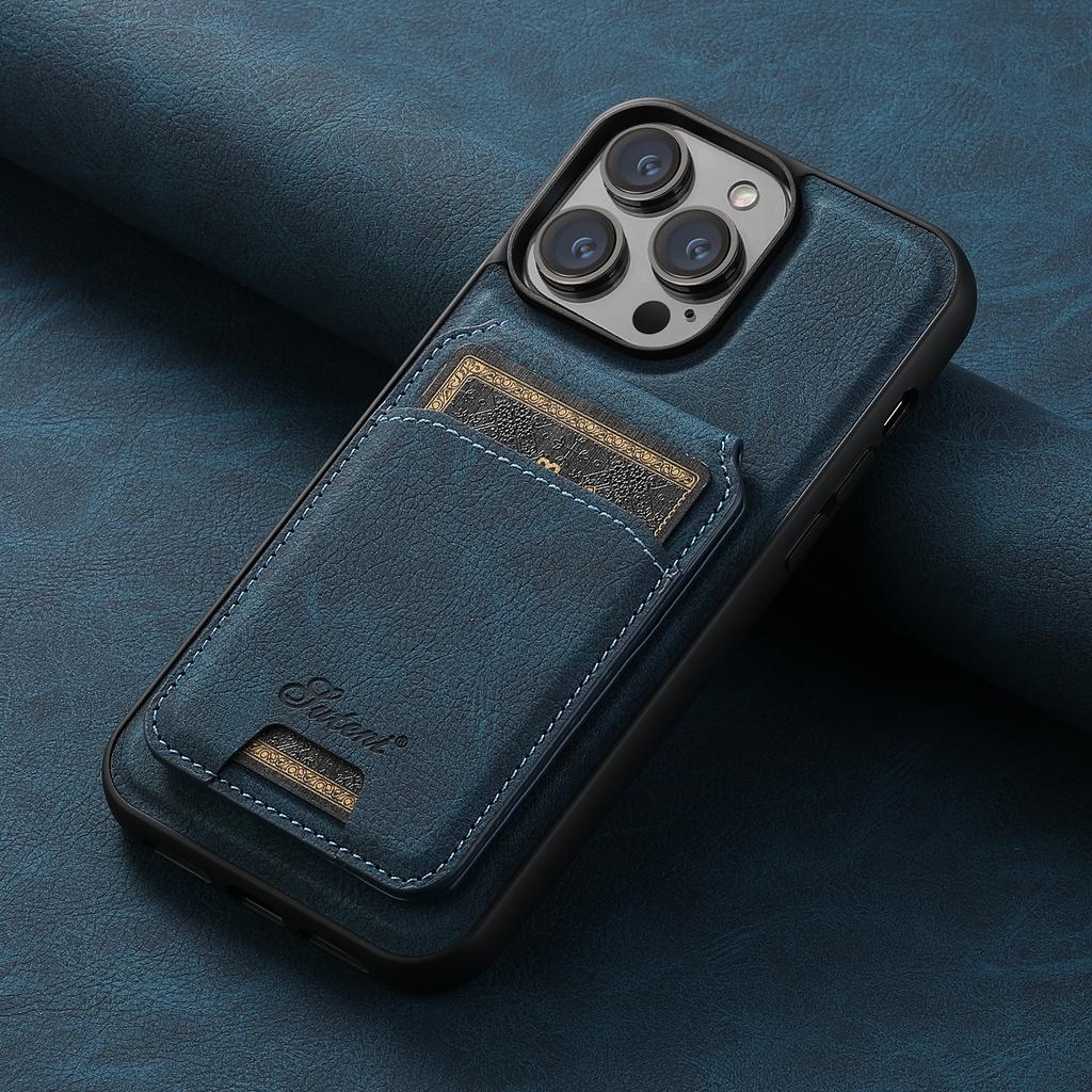 Portafoglio Magnetico Mous MagSafe – Pelle Nera, Per IPhone 15/14/13/12, Tiene Fino A 3 Carte, Connessione Forte E Antiscivolo