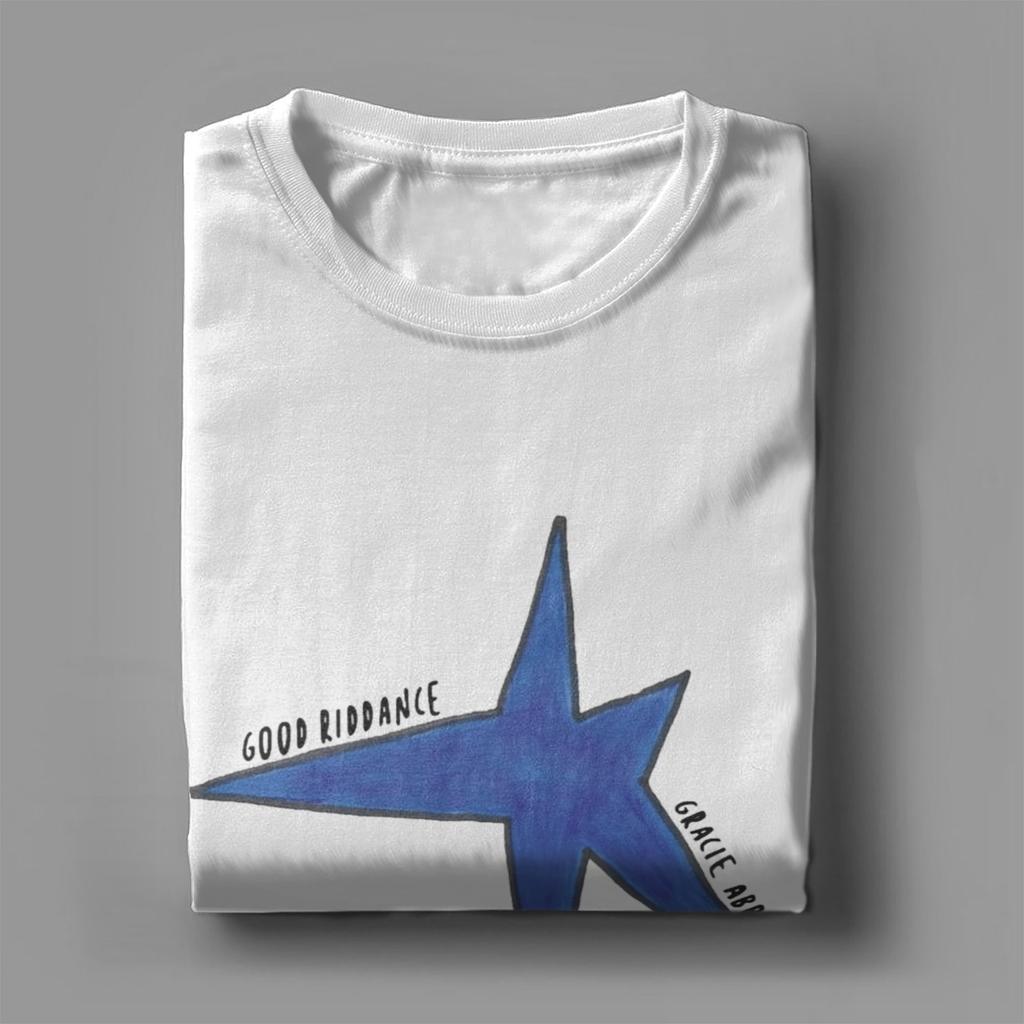 Good Riddance Gracie Abrams Star T Shirts Men 100% Cotton Unique T-Shirt Round Neck Tees Short Sleeve Tops Plus Size