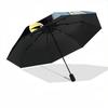 1pc Van Gogh Starry Night Cat Automatic Open 8-Rib Windproof Umbrella, Travel & Commuting, Suitable for All Seasons, Lightweight Portable,058
