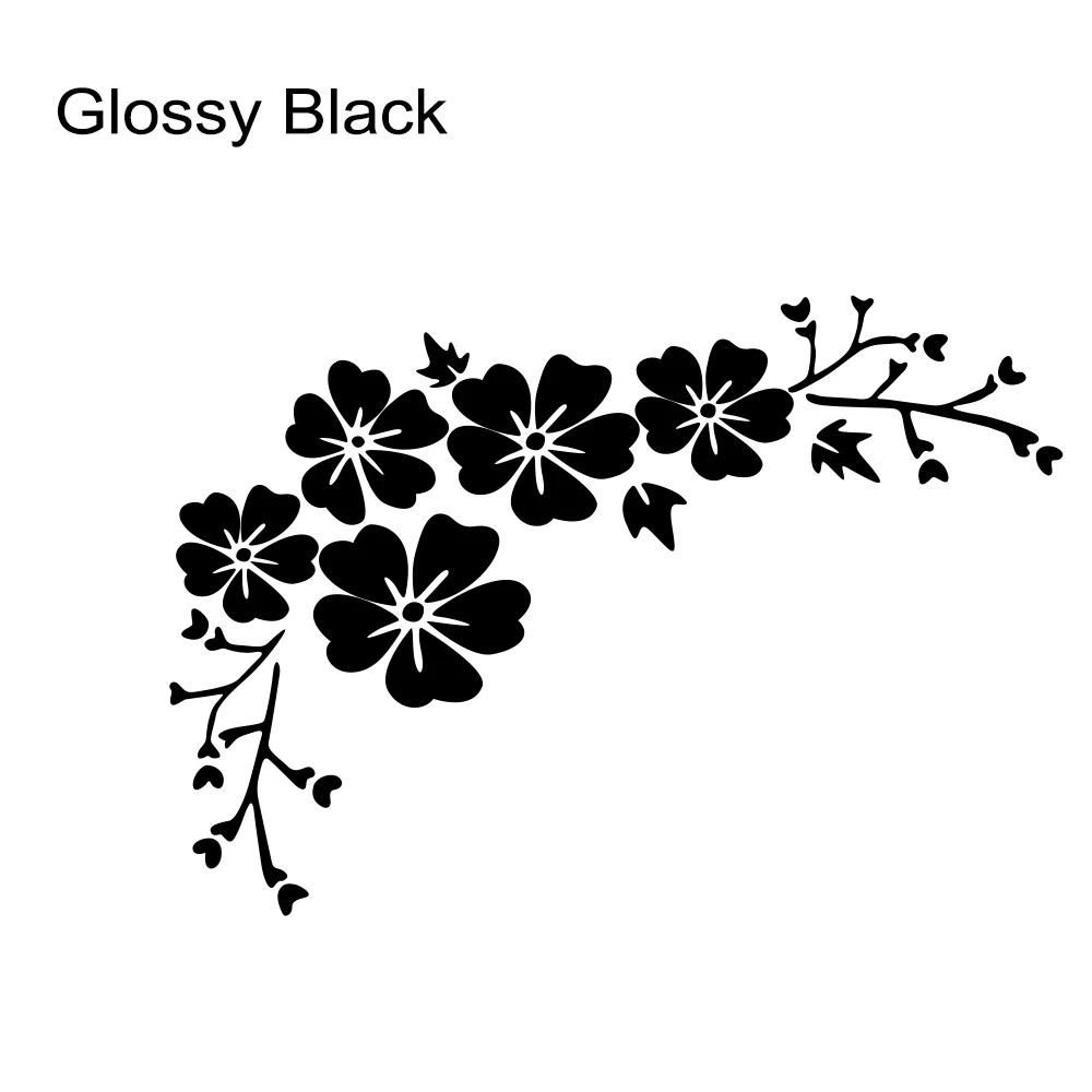 

Car Sticker Blossom Flower Clusters Waterproof Vinyl Decal DIY Car Body Door Window Automobile Exterior Decoration Accessories 1 pc