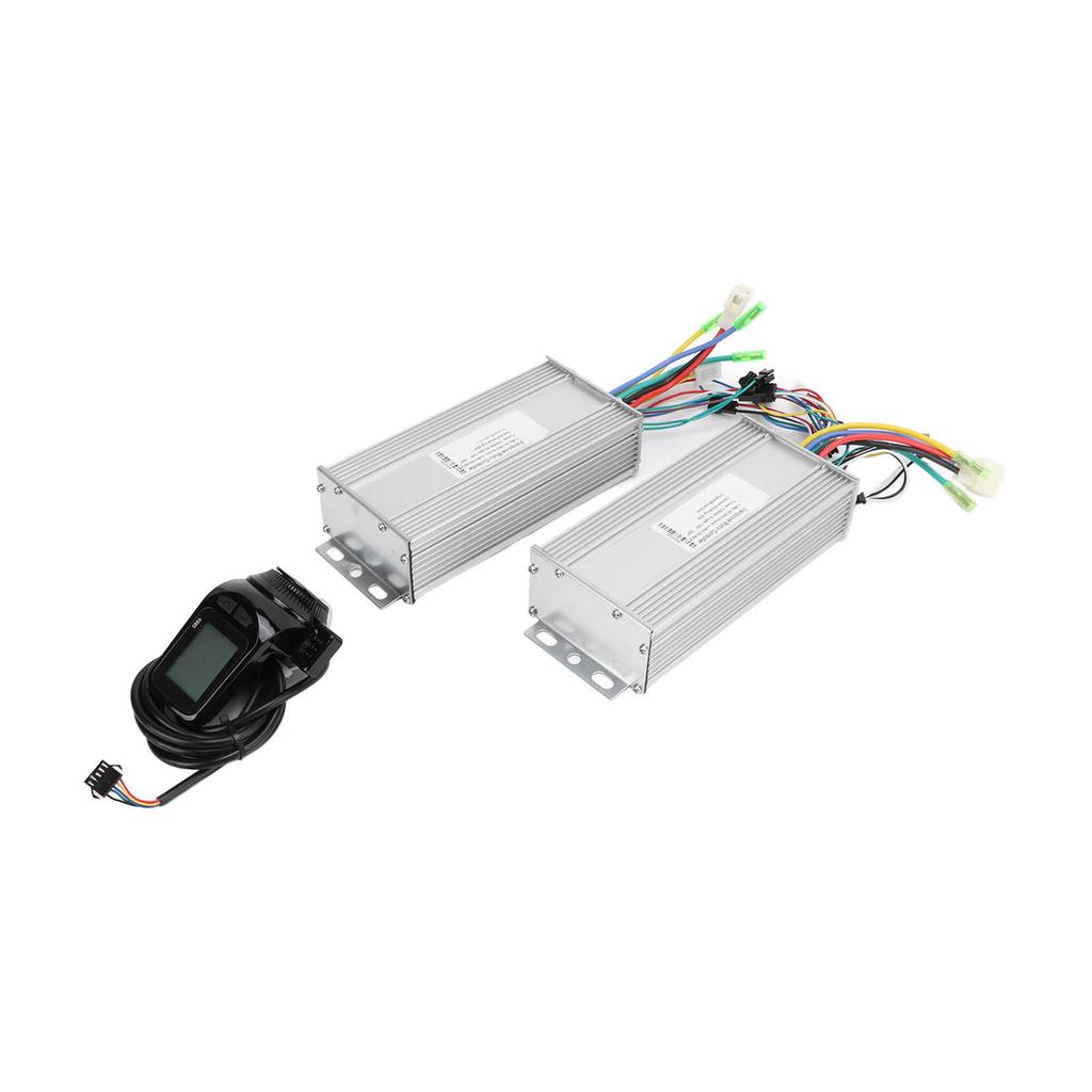 36 48V 1000W Motor Bürstenloser Geschwindigkeitsregler Dualantrieb-Kit mit Wasserdichtem LCD-Anzeigemeter für Elektrofahrrad