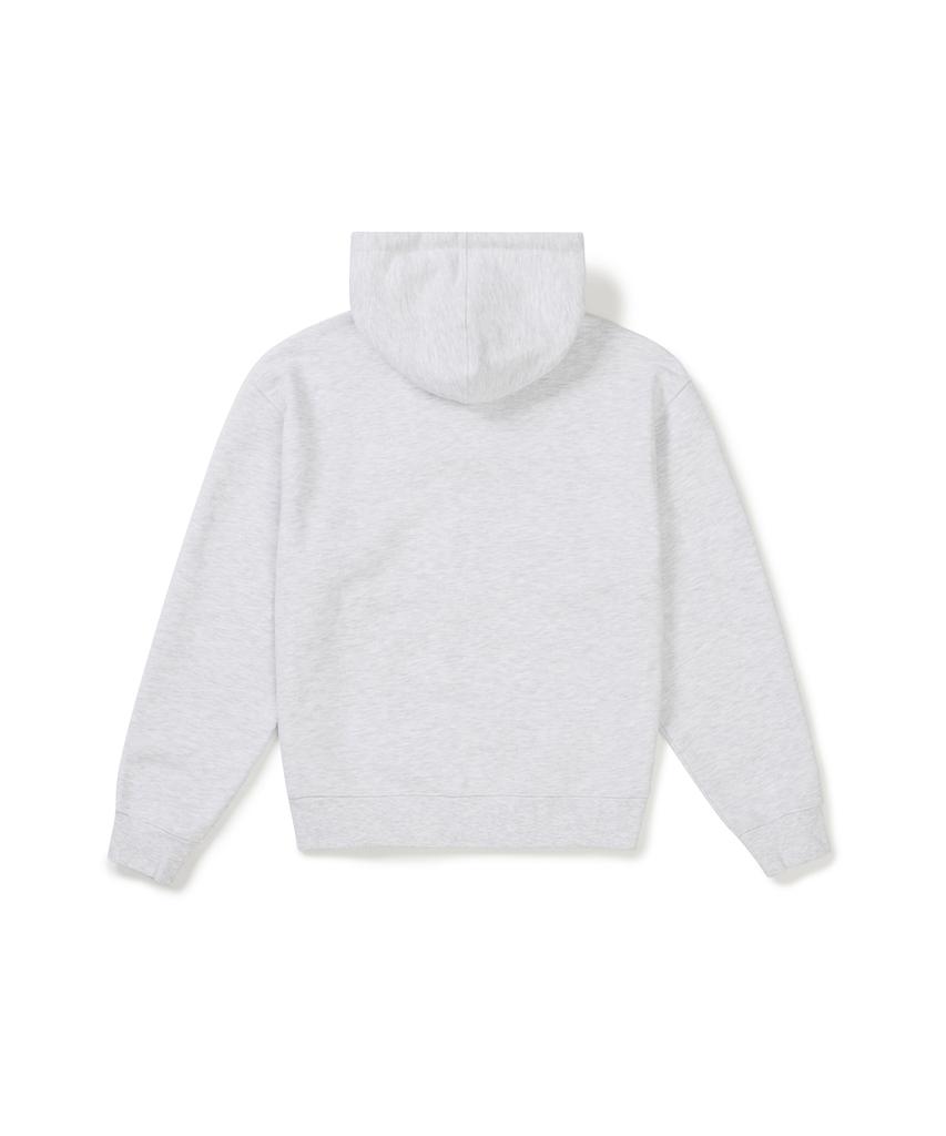 Clove New Active Oversized Hoody Zip-Up (Light Grey)