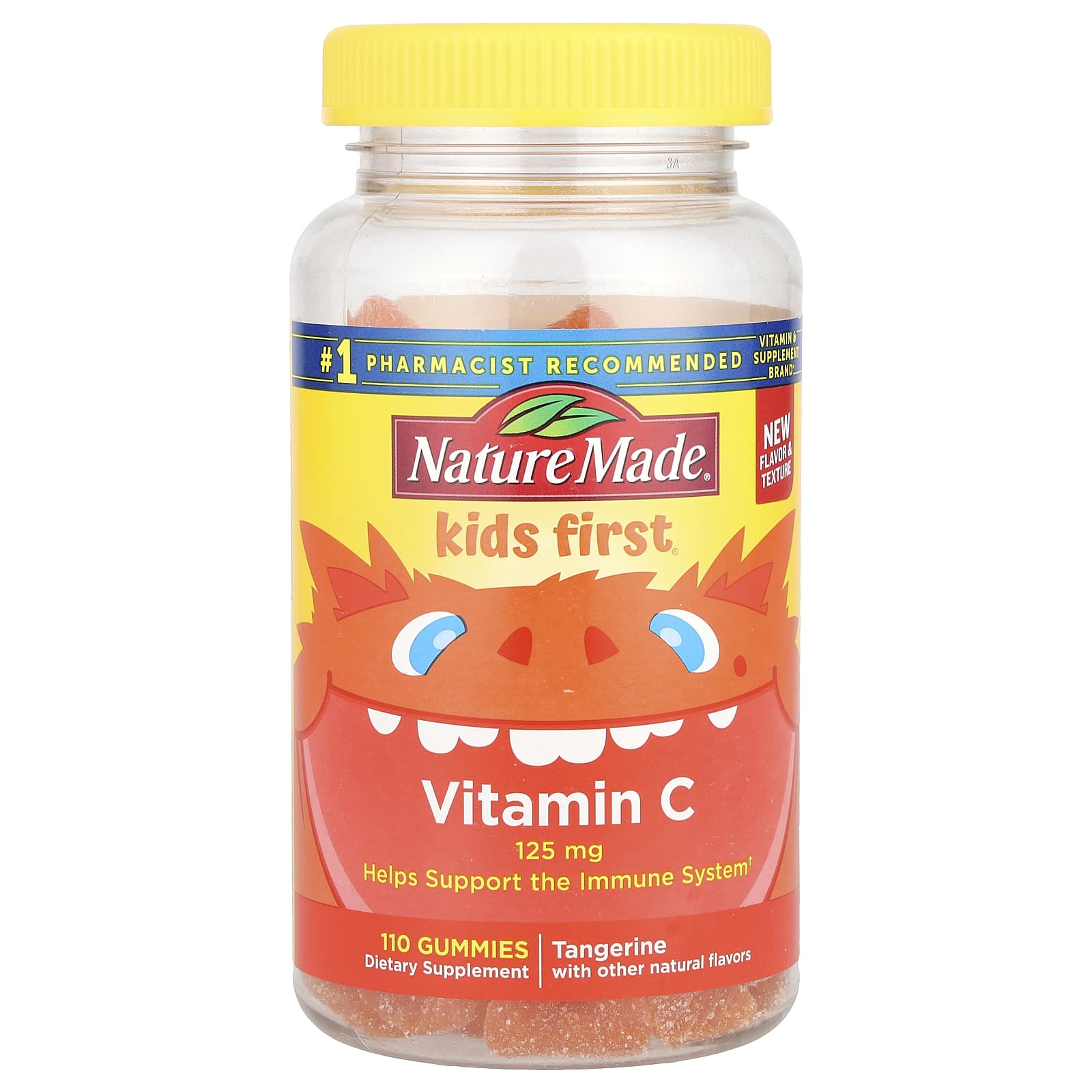 

Kids First®, Vitamin C Gummies, Tangerine, 125Mg, 110 Gummies