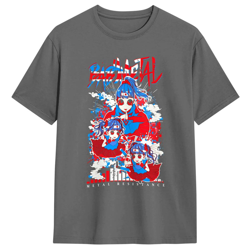 Babymetal World Tour 2026 T Shirt Beach  Cotton T Shirts For Male Hipster Design Tee Shirt ShortSleeved Streetwear Clothing