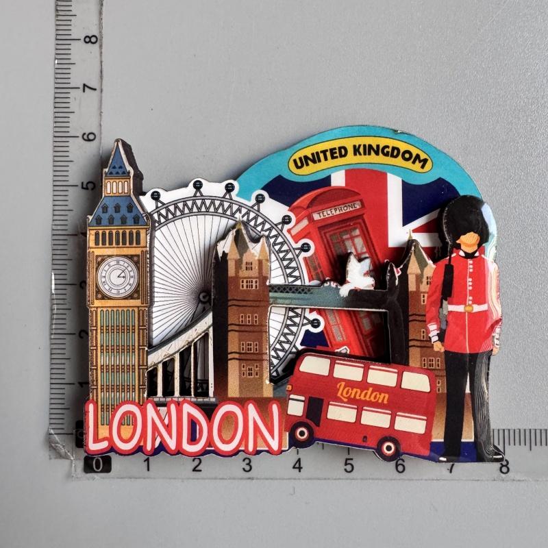 Anglia Autocolante Magnetice de Frigider Magneți de Frigider Britanici Regatul Unit Autobuz Londonez Big Ben Manchester Oxford Colecție Urs Cadou