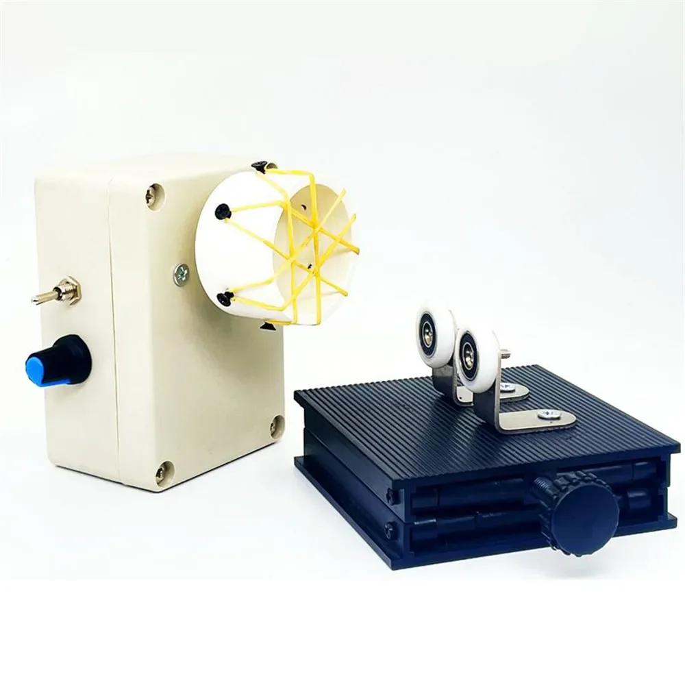 

0-50RPM Adjustable Wire Wrapping Machine Fishing Rod Winding Equipment Fishing Rod Epoxy Resin Coating Machine DIY Gift чорний