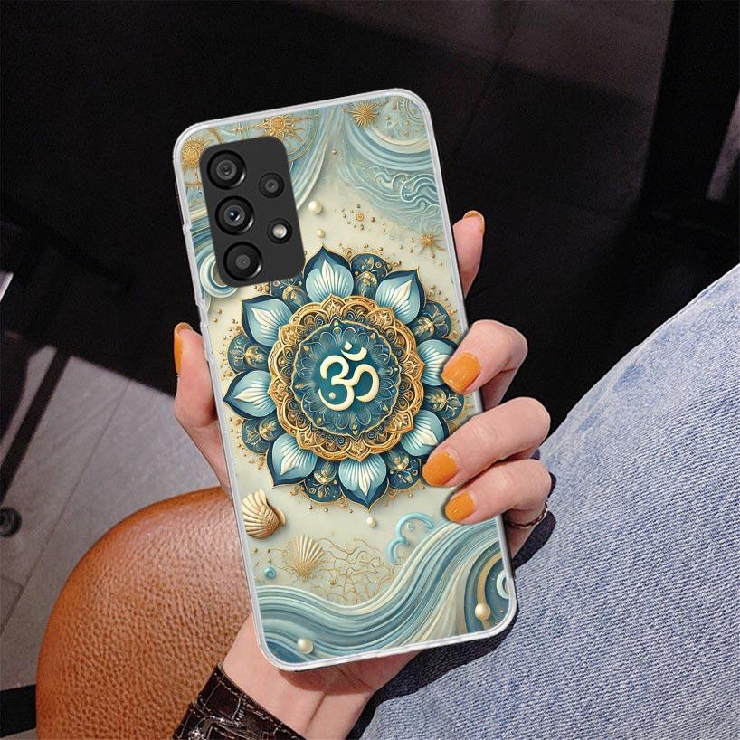 Mandala Chakra Insist Yoga Phone Case For Samsung Galaxy A52 A32 A22 A12 A51 A31 A50S A30S A20S A10S Note 20 Ultra 10 Plus S10 A