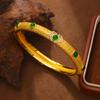 Sand Retro Point National Style Open Bracelet with Versatile Temperament