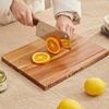 1/3 Pieces Multi-Functional Wooden Cutting Board Thickened Serving Board Chopping Board  Restaurant
