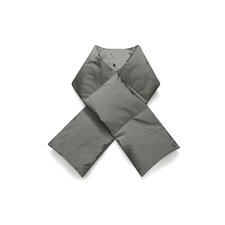 FILA Athletics Loose Fit Sports Warm Scarf Down Jacket Women outerwear Shark-Gray A11W141918F-DY