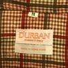 Durban 70s 80s vintage Check Pattern Long sleeve shirt M Brown Men's Used