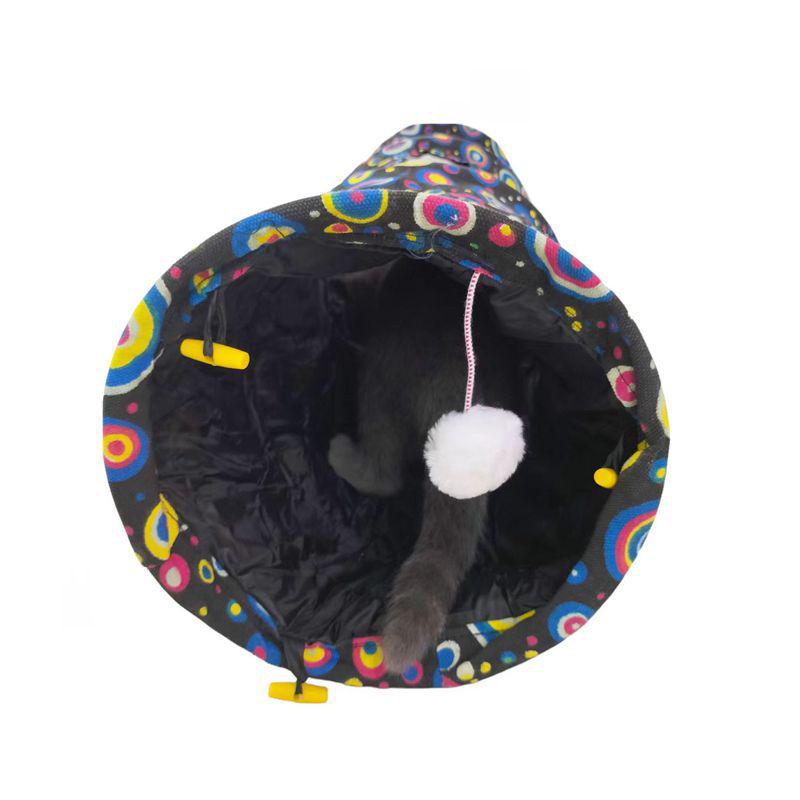 Foldable Cat Tunnel Teaser: Self-Entertainment & Decompression Toy