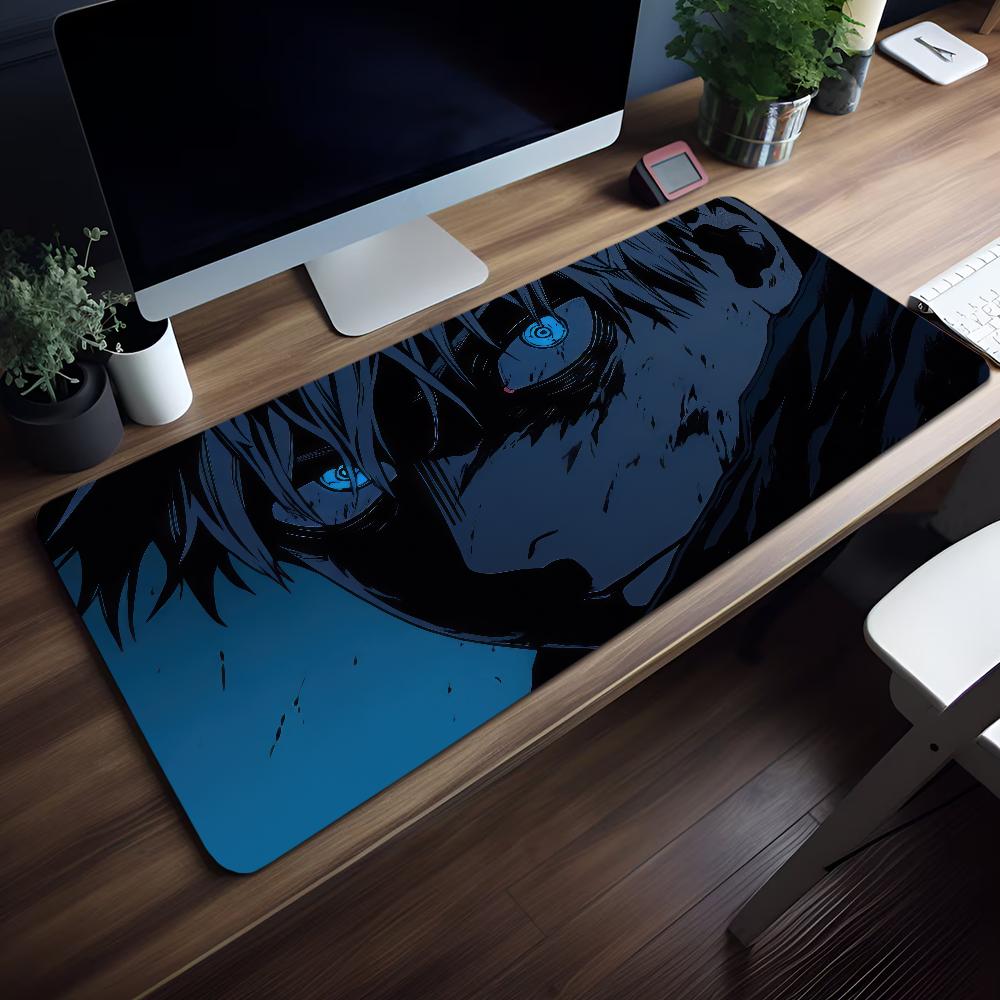J-Jujutsu K-Kaisen Cooles Mauspad Rutschfest Verdickt Groß Schreibfläche Festkanten Büro Student Gaming Kissen MausPad