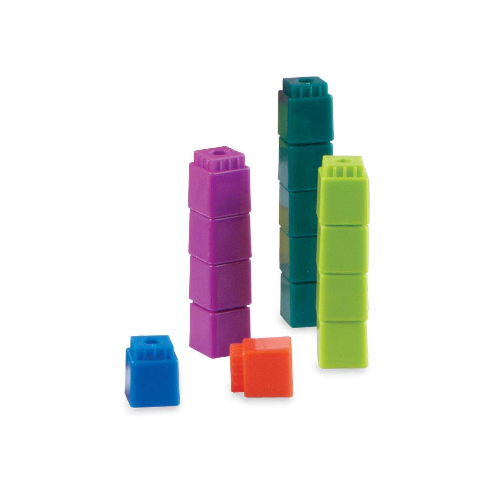 Learning Resources Unilink Math Authentic Cubes, 100-Piece Set, H2M46482,