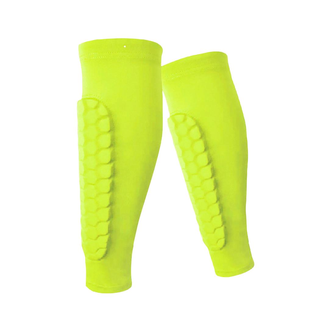 Soccer Shin Guard Sleeves Protective Leg Sleeves with Honeycomb Padding for Impact Absorption and Comfortable Fit for Sports Activities