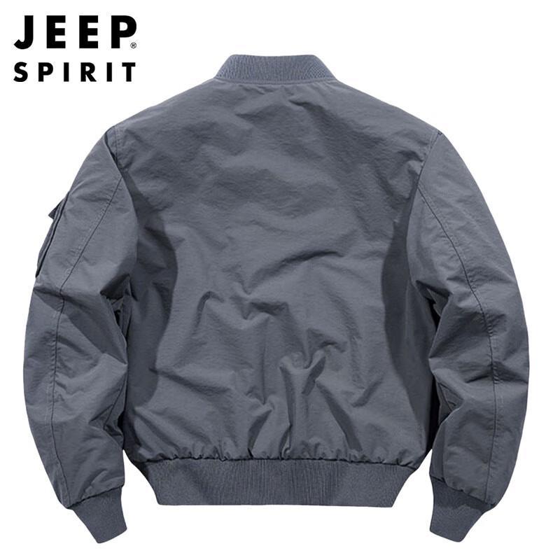 JEEP SPIRIT Men's Baseball Collar Bomber Jacket