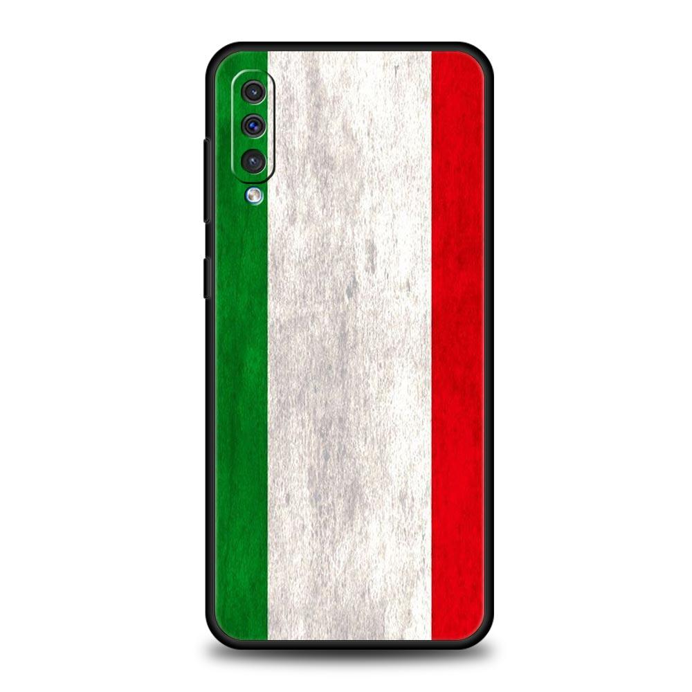 ITALY Flag Phone Case For Samsung A54 A52 A24 A14 A50 A72 A70 A10 A30 A40 A20S A20E A02S A12 A22 A34 A42 A32 5G A04s Cover
