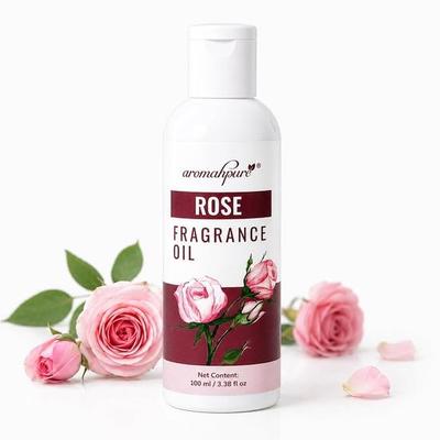 Aromahpure Rose Aroma Oil | 100ml Undiluted & Natural | Long-Lasting Scent for Aromatherapy, Candle & Soap Making, Diffusers, Room Freshener