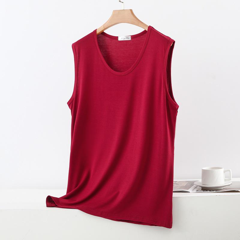 Modal Women's Sleeveless Pajama Top - Lightweight, Casual, Plus Size for Spring/Summer