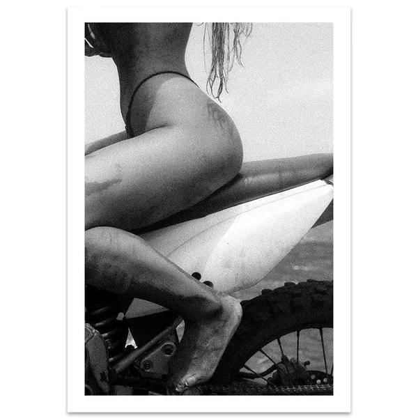 Sexy Women Posters Bad Girl Black and White Print Canvas Paintings Wall Art For Modern Pop Room Home Decoration Pictures Mural