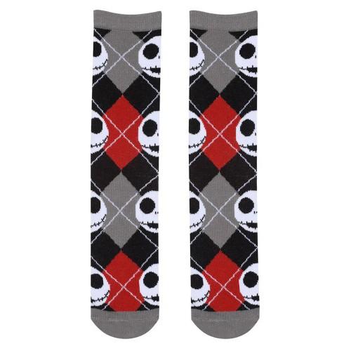 Nightmare Before Christmas Unisex Adult Jack Skellington Logo Socks